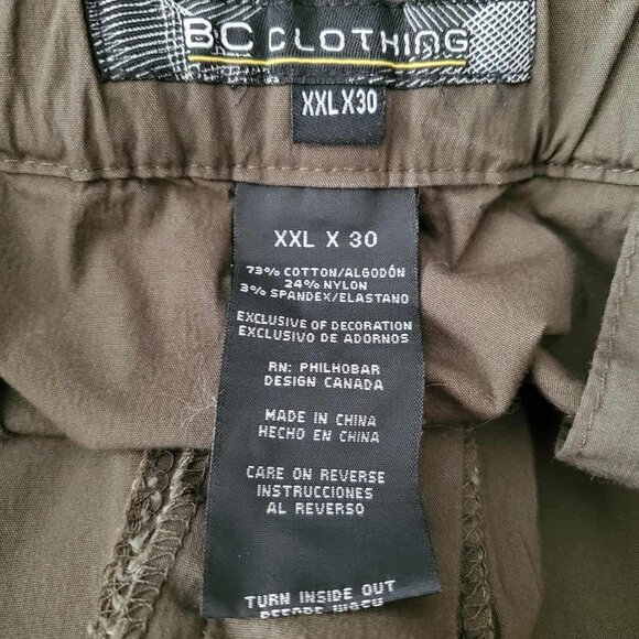 NEW Men's Cargo Convertible Pant (Green) - Picture 9 of 12